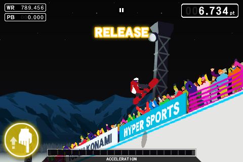 You can play ski jump,