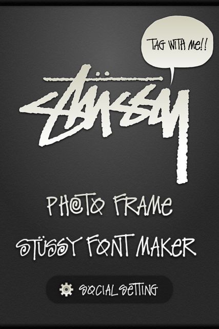 Stussy With Me フレームや文字を写真と組み合わせオリジナル壁紙を作ろう 3809 Appbank