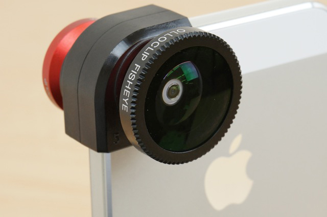 Olloclip 1つで3役 広角 マクロ 魚眼がセットになったiphone 5用外付けレンズ Appbank