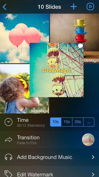 お昼のiphoneアプリ無料セール情報 写真でスライドショーを作ろう Slideagram Pro が0円 無料 他21本 Appbank