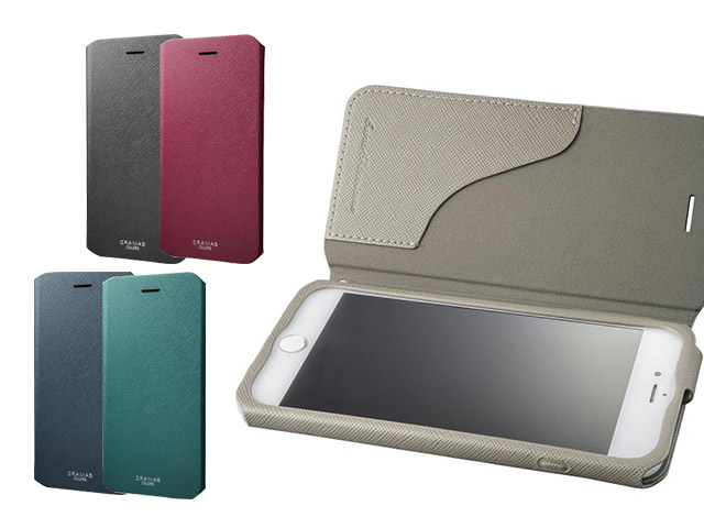 GRAMAS COLORS PUレザー手帳型ケース EURO Passione
