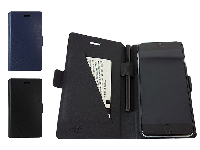 [A+×CRYSTAL ARMOR]Su-Penホルダー付き手帳型ケース Special Edition ブラック