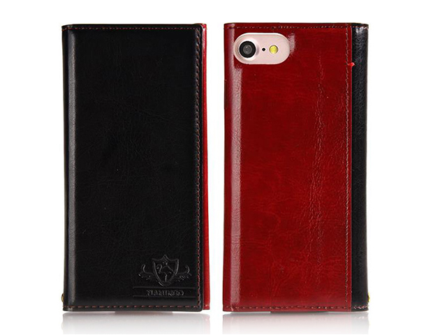 FLAMINGO PUレザー手帳型ケース ブラック iPhone 7