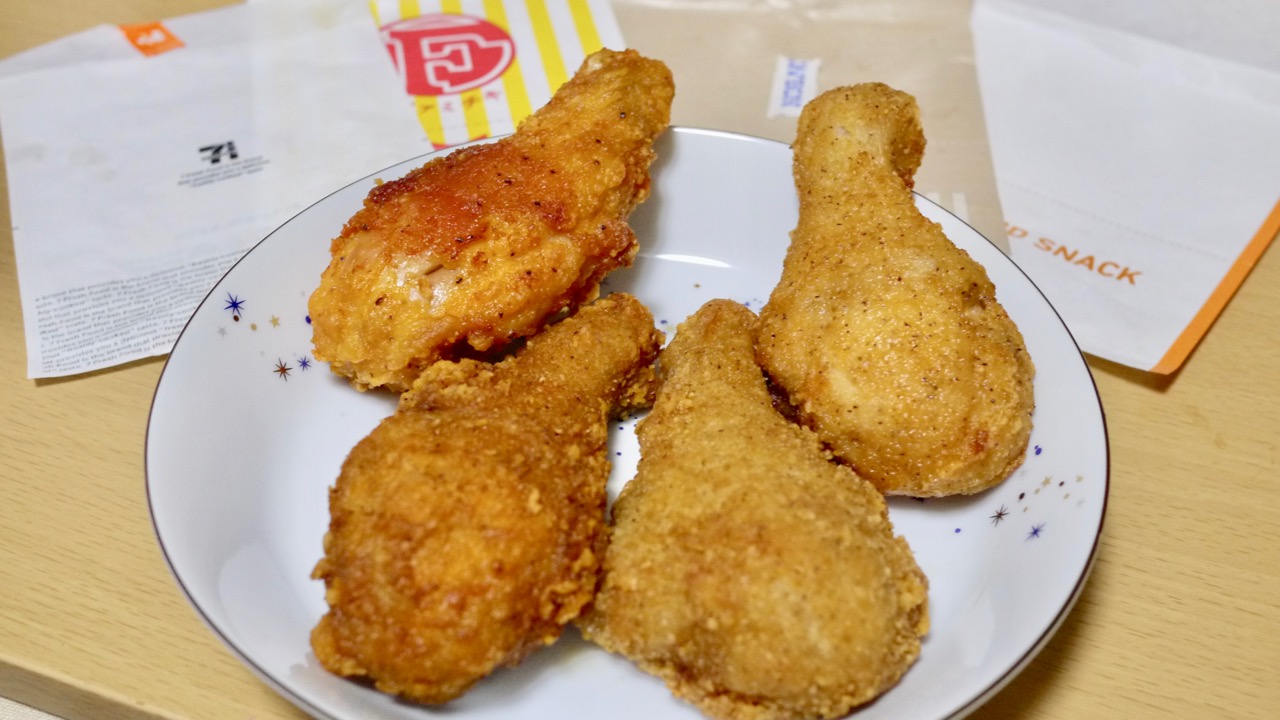 年コンビニ4社 骨つきチキン 食べ比べ セブン ローソン ファミマ ミニストップ Appbank