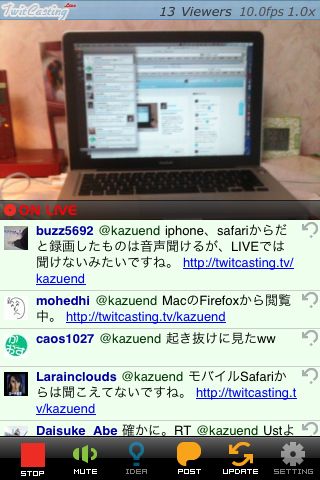 TwitCasting Live