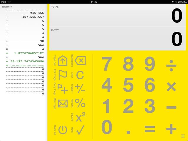 Digits Calculator for iPad