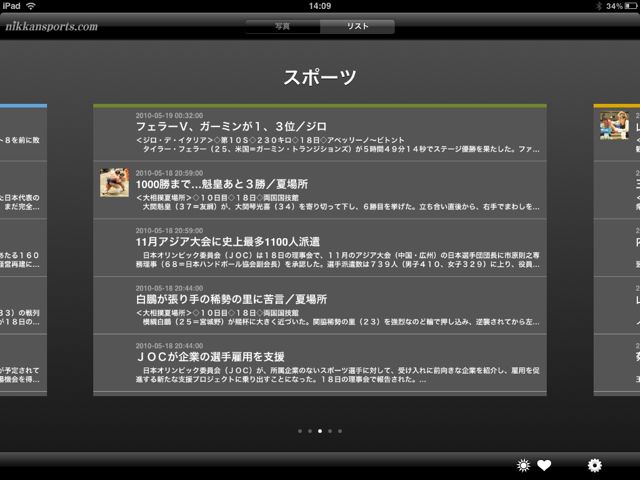 nikkansports.com for iPad