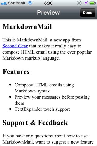 MarkdownMail - Send HTML Email