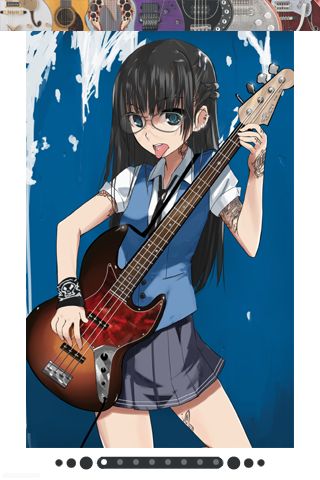 爆音ギター女子図鑑 萌えるロックの名器たち 有名絵師によるギター女子イラスト集 3595 Appbank