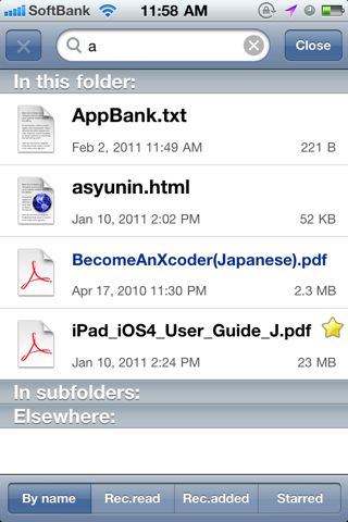 GoodReader for iPhone v3.2.3