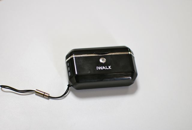プロテック iWALK1500 モバイルバッテリー for iPhone&iPod ブラック ディスプレイスタンド付 PIB-1500BK