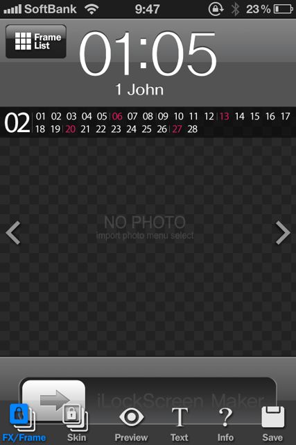 素敵なロック画面を作成します。 / i Lock Screen Maker - Basic Frame (Wallpaper & Background) 素敵なロック画面を作成します。 / i Lock Screen Maker - Basic Frame (Wallpaper & Background)