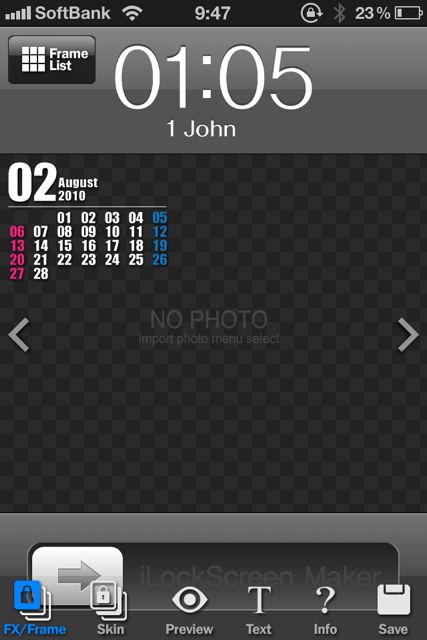 素敵なロック画面を作成します。 / i Lock Screen Maker - Basic Frame (Wallpaper & Background) 素敵なロック画面を作成します。 / i Lock Screen Maker - Basic Frame (Wallpaper & Background)