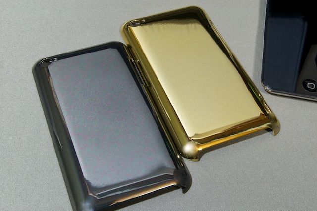 エアージャケットセット for iPod touch 4th Mirror Gold & Mirror Black