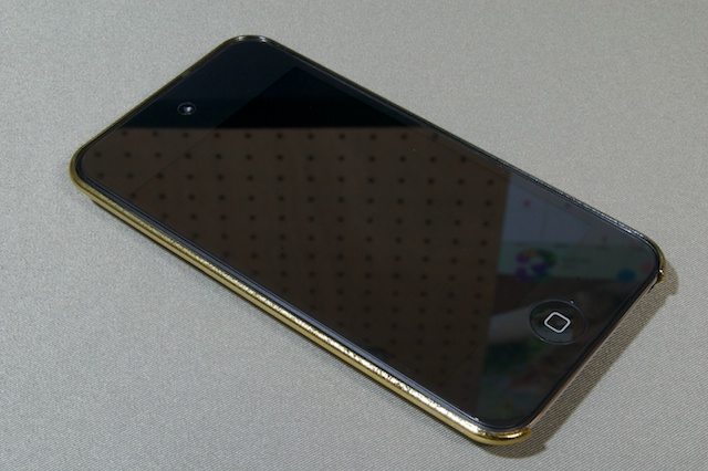 エアージャケットセット for iPod touch 4th Mirror Gold