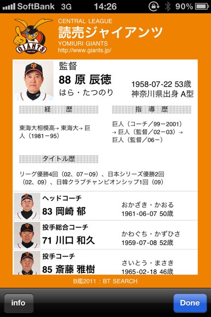 B鑑2011 プロ野球プレイヤーズファイル B鑑2011 プロ野球プレイヤーズファイル