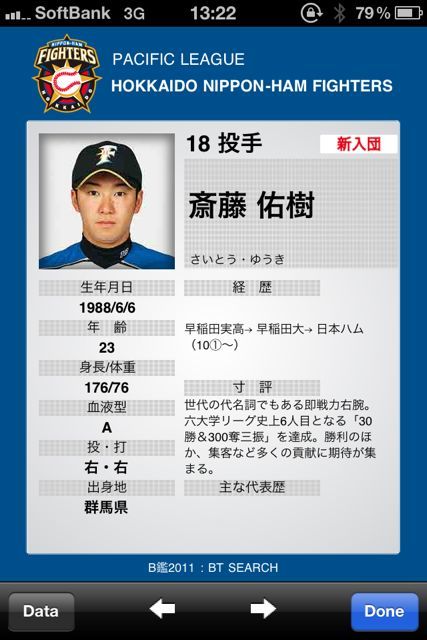 B鑑2011 プロ野球プレイヤーズファイル B鑑2011 プロ野球プレイヤーズファイル