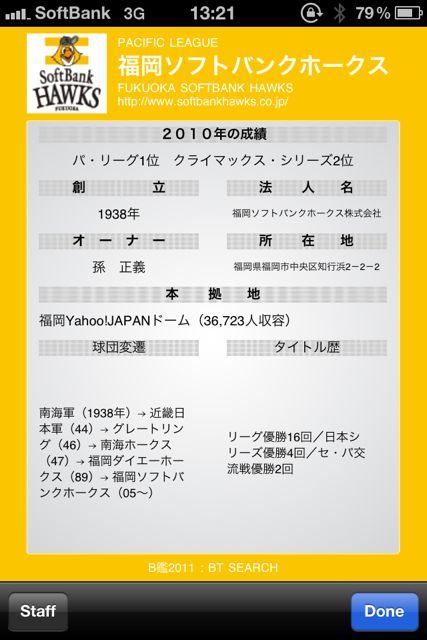B鑑2011 プロ野球プレイヤーズファイル B鑑2011 プロ野球プレイヤーズファイル