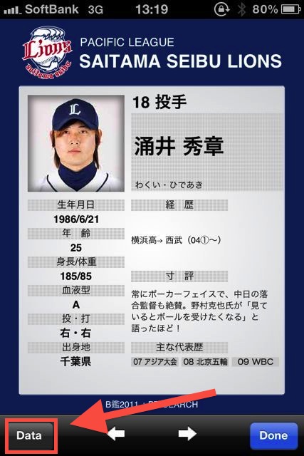 B鑑2011 プロ野球プレイヤーズファイル B鑑2011 プロ野球プレイヤーズファイル