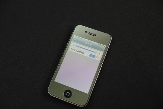iPhone4用鏡面加工液晶保護シール iPhone4専用 鏡面フィルム