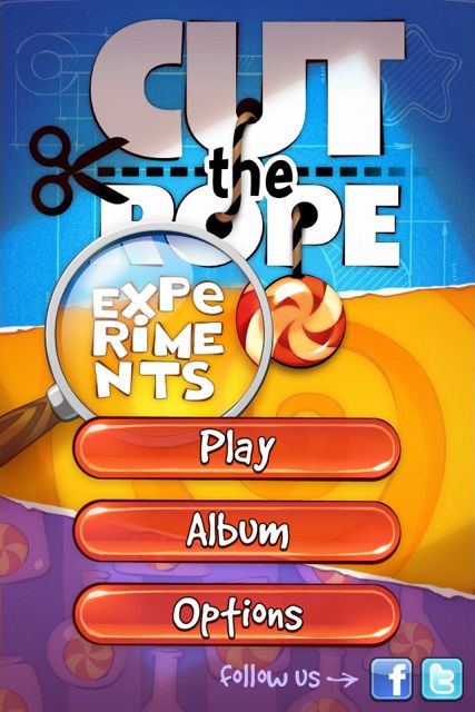 Cut the Rope Experiments Cut the Rope Experiments