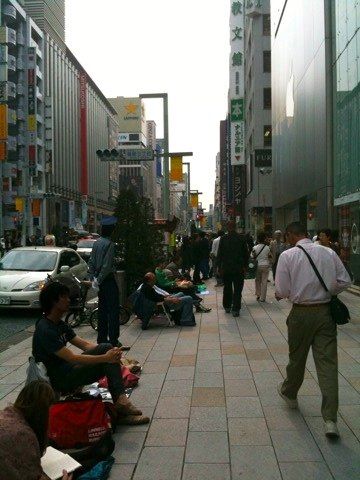 iPhone 4S Apple Store 銀座