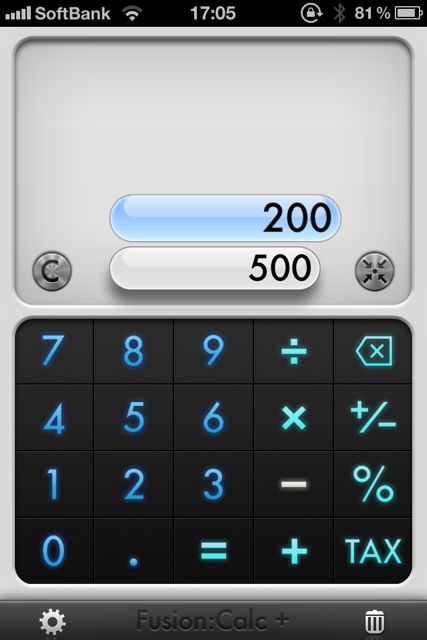 FusionCalc+ 魔法の電卓