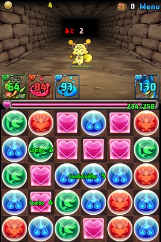 iPhone パズルアンドドラゴン