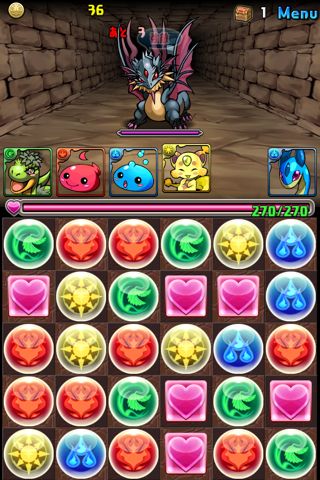 iPhone パズルアンドドラゴン