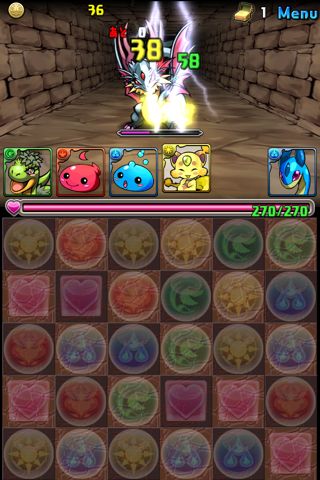 iPhone パズルアンドドラゴン