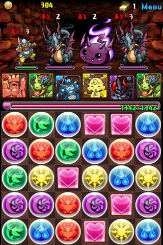 iPhone パズルアンドドラゴン
