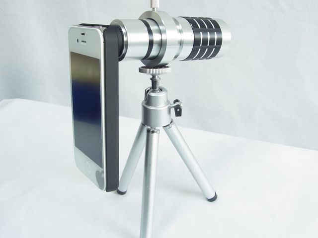 TANLA 12x Telephoto iPhone4/4S用: 遠くの景色もキレイに撮れる光学12倍望遠レンズ