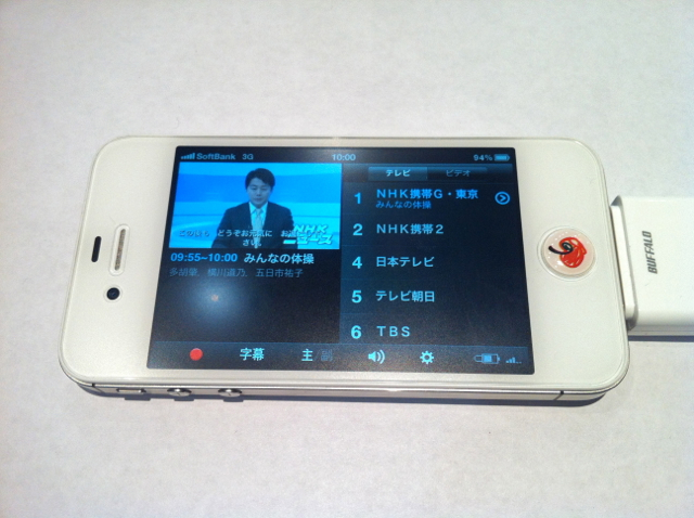 iPhone 4S ちょいテレ