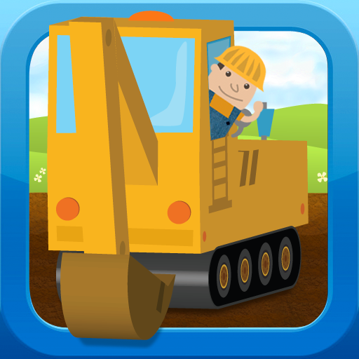 [iPad] Tiny Diggers: 重機大好きっ子集まれー！はたらく車で色、数字、形を勉強だ！