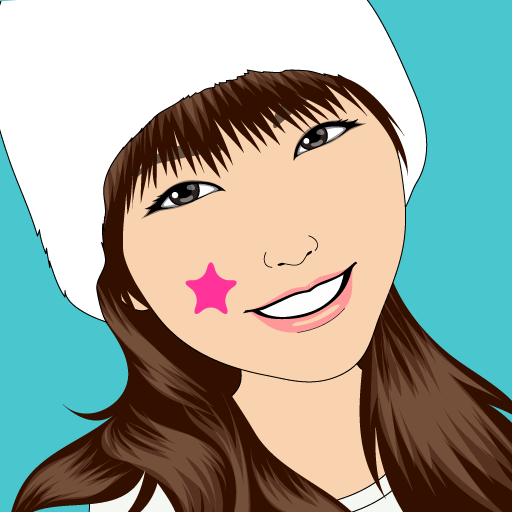 似顔絵作ろう!: 写真を送るだけで似顔絵を描いてもらえるよ♪アバターやプレゼントにどうぞ。無料。