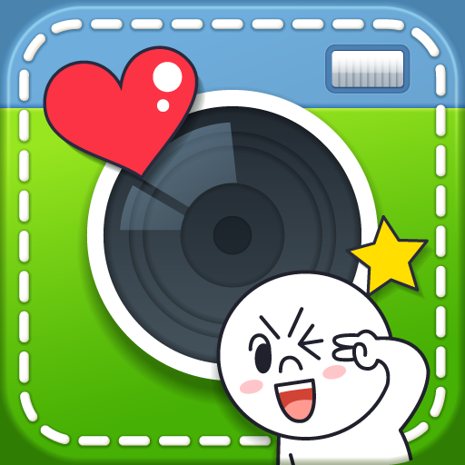 LINE camera: LINEのキャラが写真の中で大暴れ！オシャレおもろーな写真が作れてマジ神！無料。