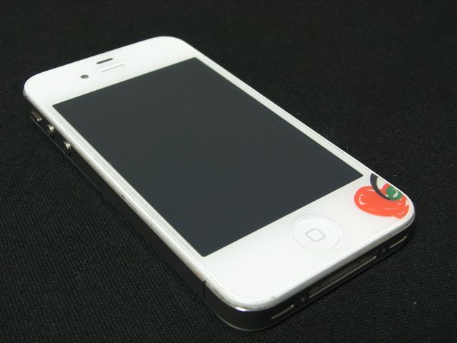 AppBankフィルム for iPhone 4(カラー): 白iPhoneユーザーのために作られた！カラー版保護フィルム。