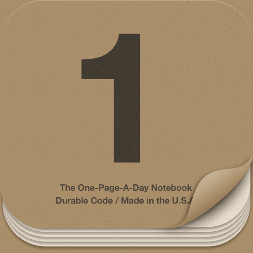 [iPhone, iPad] OnePAD: 1日1ページなメモ帳。簡単な予定管理・日記にも使える。