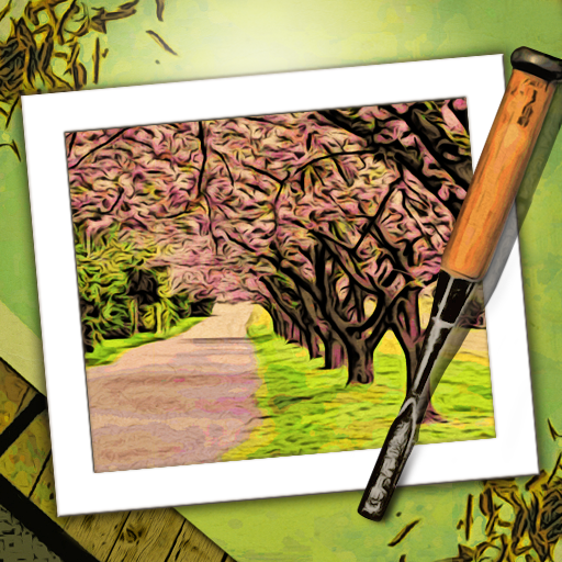 Moku Hanga: 木版画風に写真を加工できるカメラアプリ。和の雰囲気。