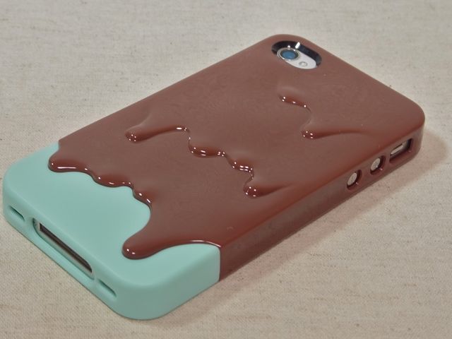 Melt Essentials for iPhone4/4S: アイスが溶けたみたいな3Dケース！チョコミントみたいで美味しそう♪
