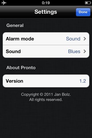 Pronto — Timer App