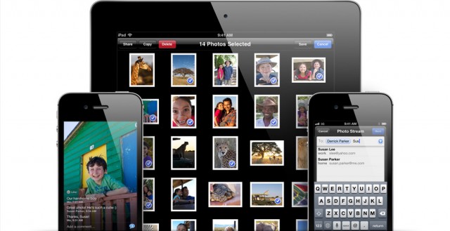 iOS 6 の新機能「共有フォトストリーム」。友人との写真の共有がより簡単になります。