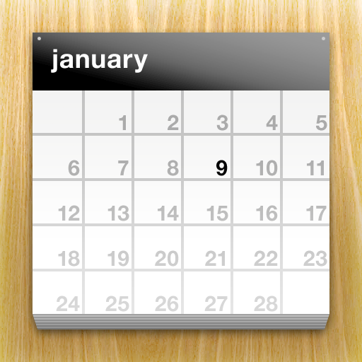 [iPhone, iPad] Event Calendar (Tempus): モノクローム調のシンプルなカレンダーアプリ。