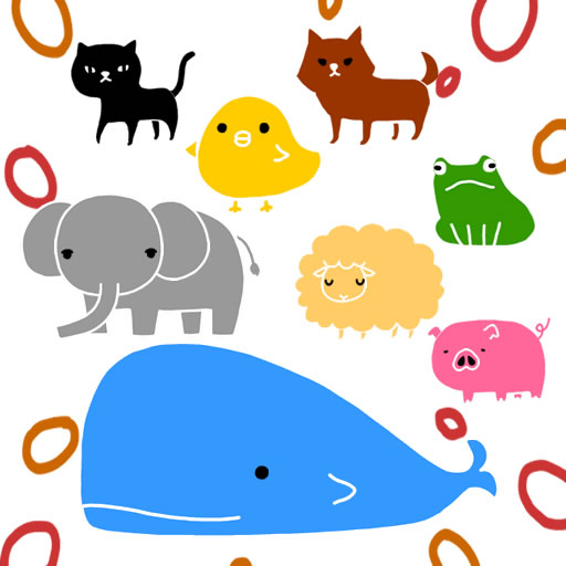 おめめぱちぱち: この動物さんはなぁに？動物さんがおめめをパチクリとっても可愛い！