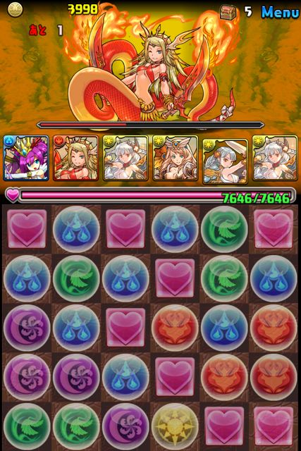 パズドラ攻略 紅蓮街道