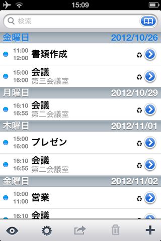 リスト表示