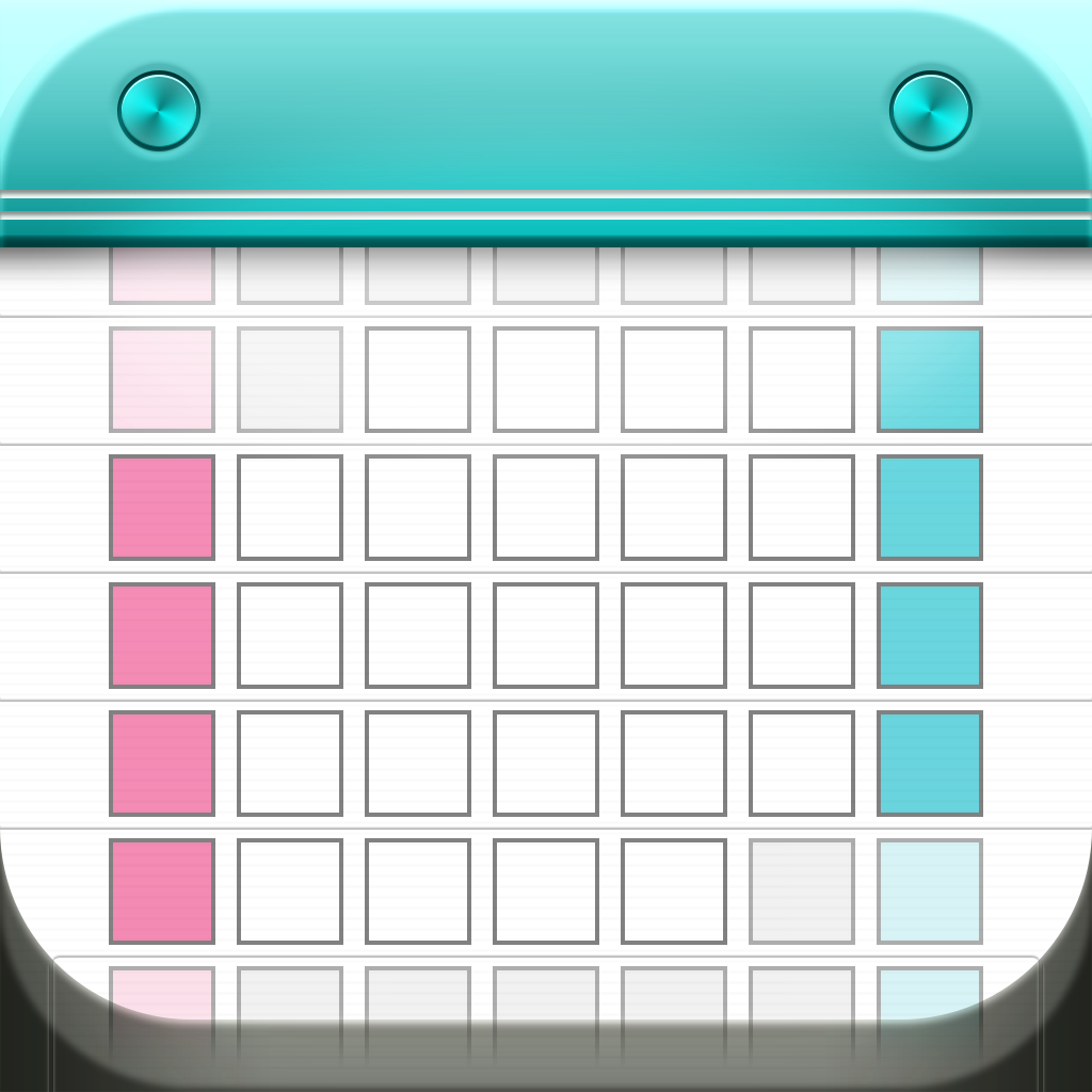 [iPad] MocaHD: スムーズにスクロールできる、月表示専用カレンダーアプリ。無料