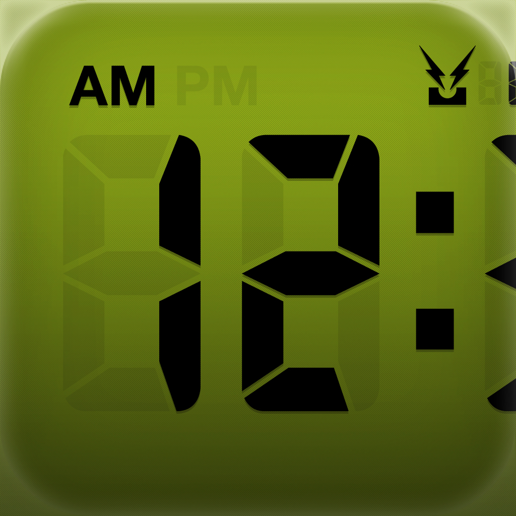 Lcd Clock Lite あの卓上デジタル時計アプリの無料版 美しいだけじゃないその機能に注目 Appbank