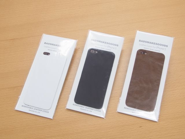 BADSMAKESGOODS レザーカバー for iPhone5: トップブランドの靴に使われる、イタリア革のスキンシール。 | AppBank