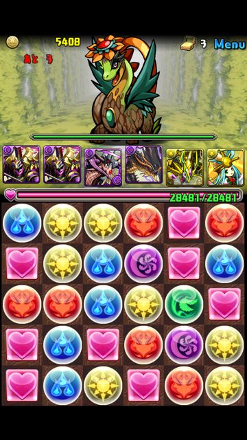 パズドラ攻略 ヒュプノ原生林